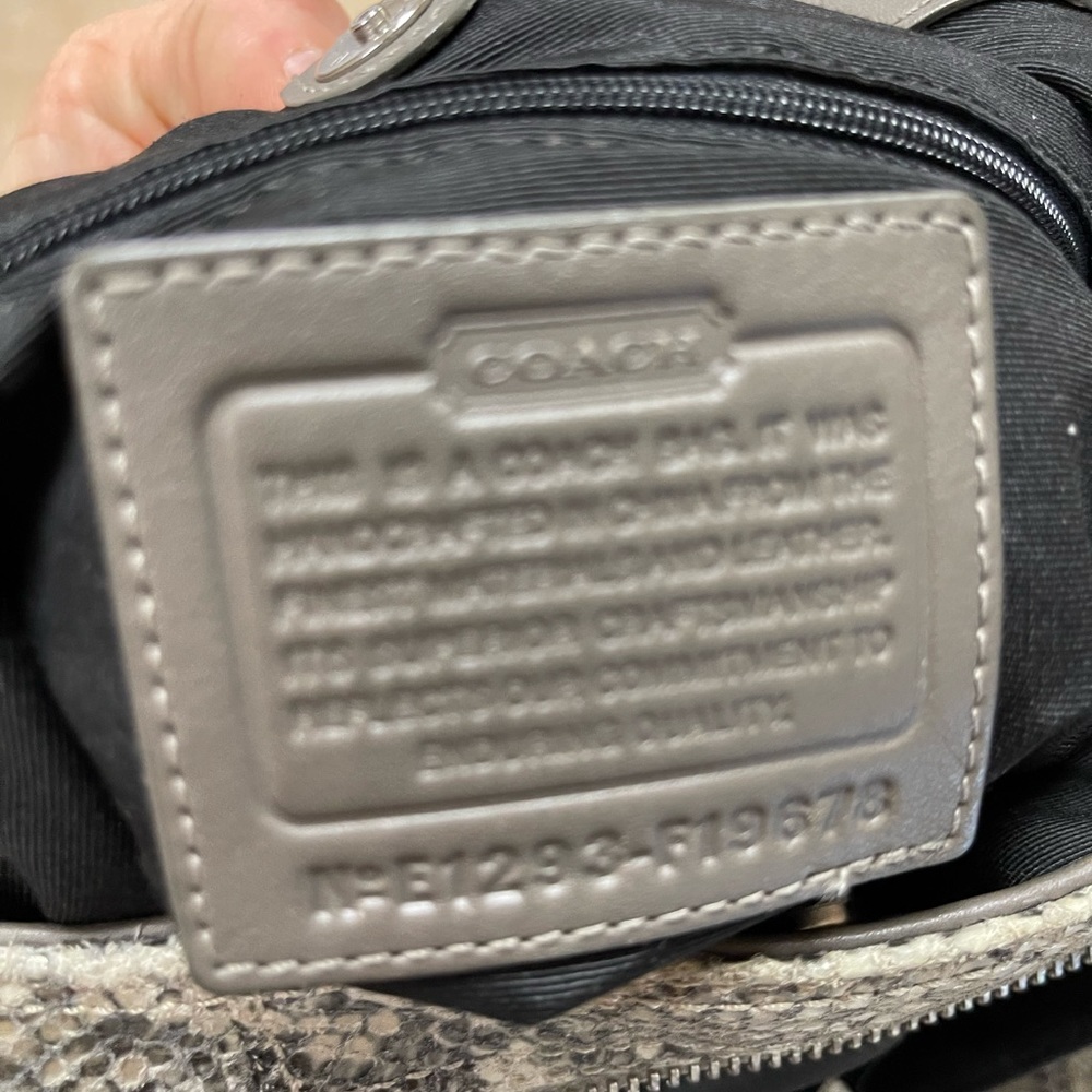 Rare Coach Python Medium Size Purse - Picture 2 of 7